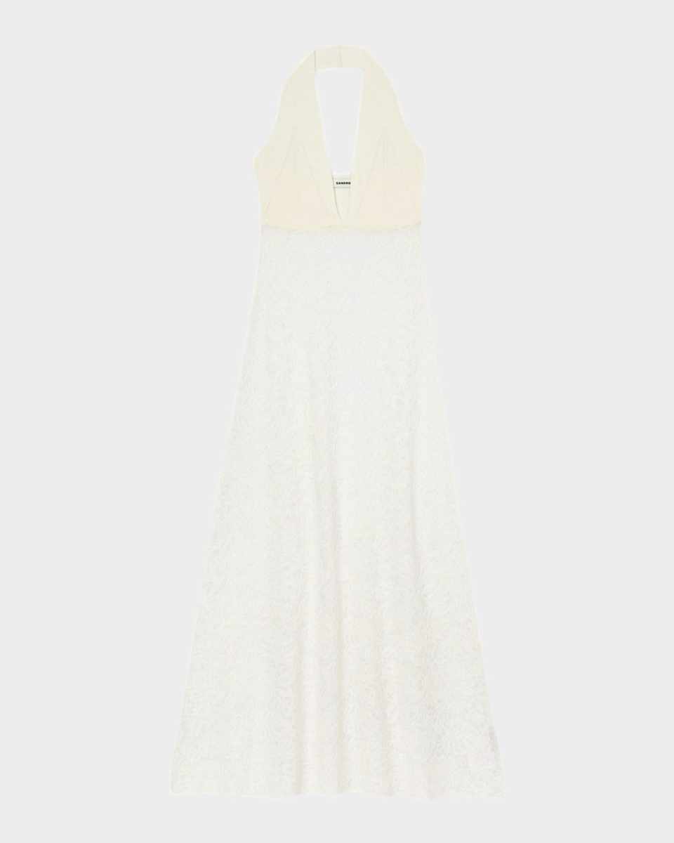 Angie Floral Lace Midi Dress